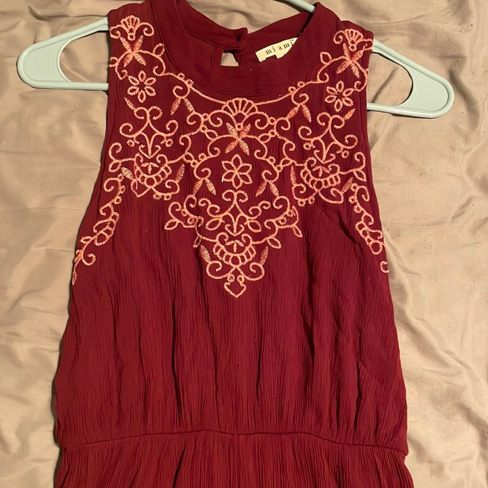 Maroon romper